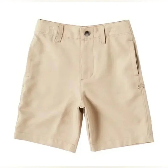Boys Under Armour Golf Medal Play Short Set of 3 Pairs, Khaki, Size 5, PreOwned - Picture 1 of 12
